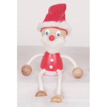 Kinder Weihnachtsgeschenk Dekorative hölzerne Weihnachtsmann Puppe